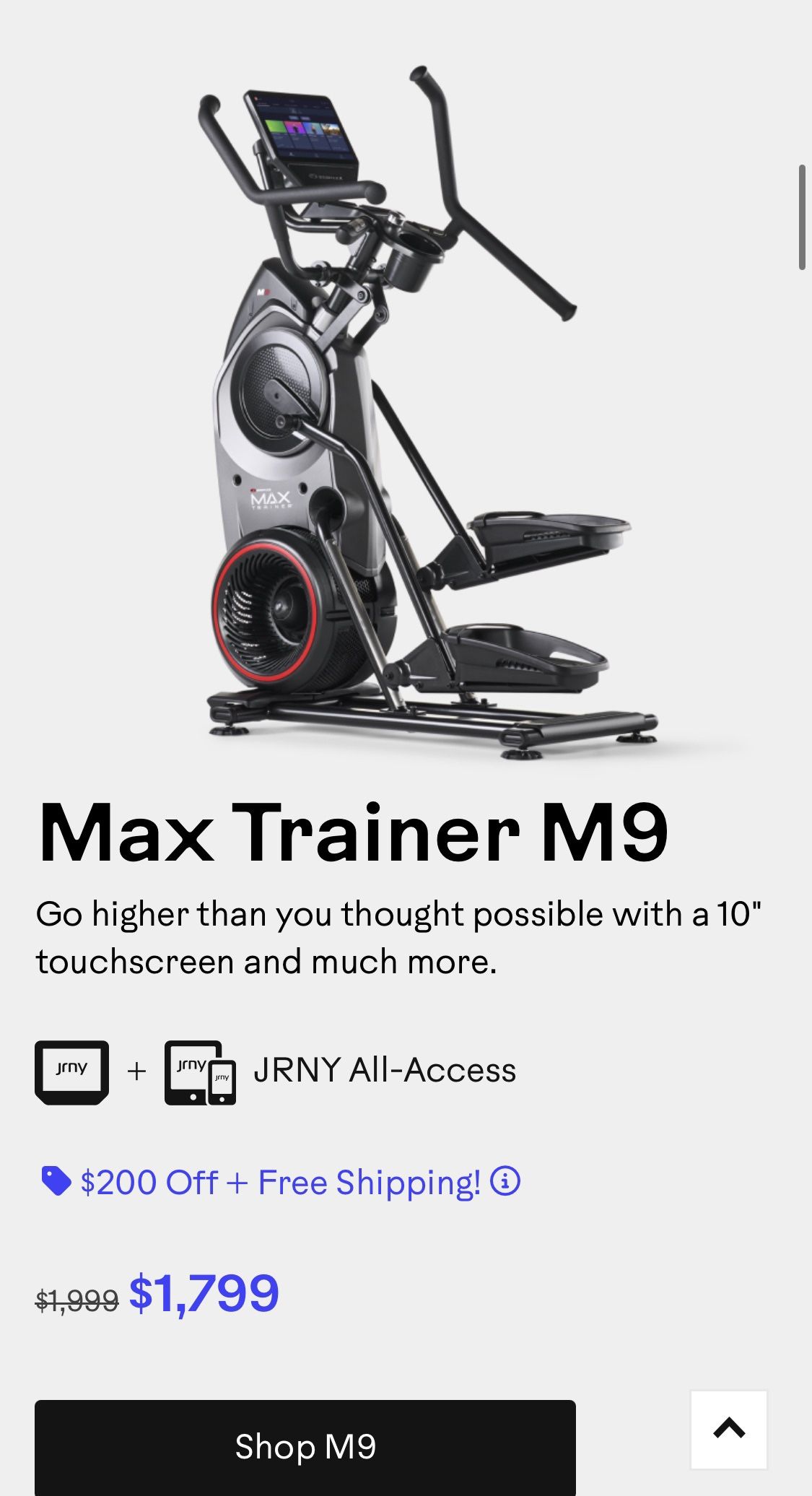BowFlex Elliptical