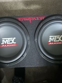 12” woofers