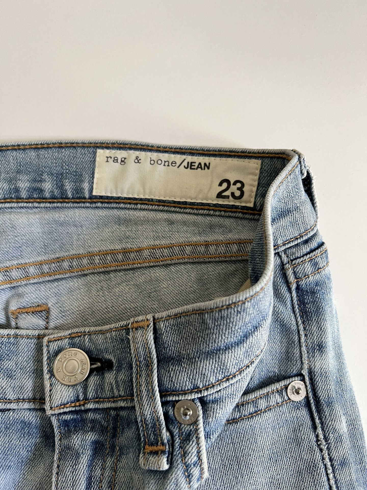 Rag And Bone “The Dre” Light Wash Jeans Size 23