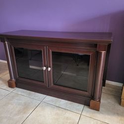Tv Stand With Glass Doors