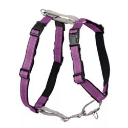 Pet Safe 3 in 1 Harness No Pull Dog Harness Size Medium Purple Adjustable Straps (New W/O Tags) (Retail $30)