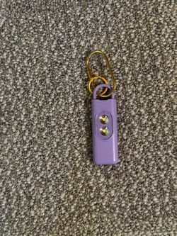 Safety alarm key chain