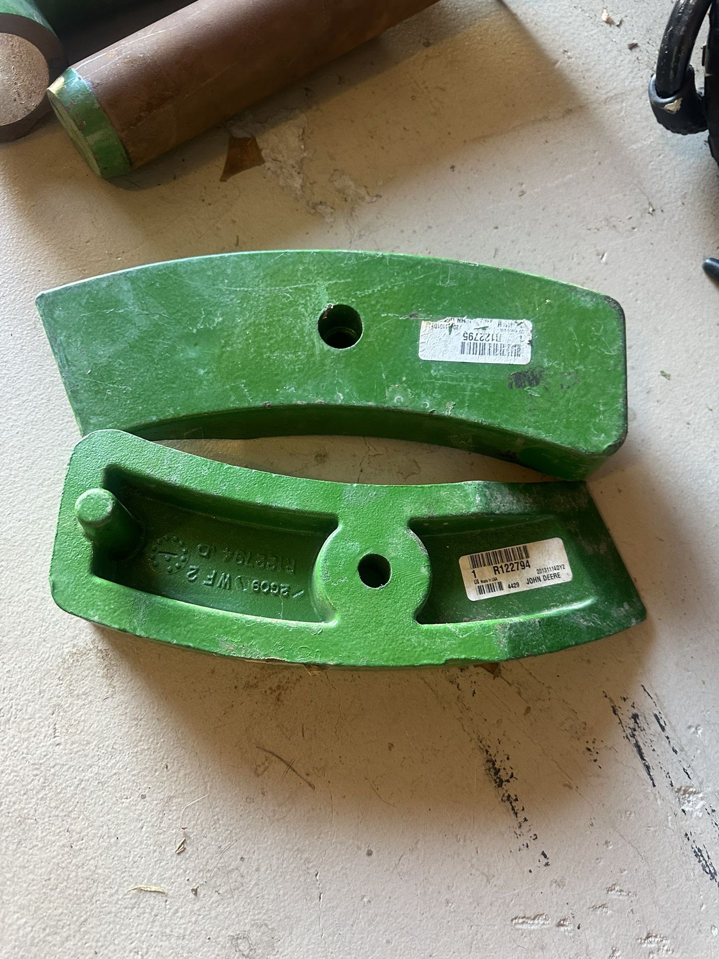 John Deere R122794 Sway Control Block, Right & Left Side