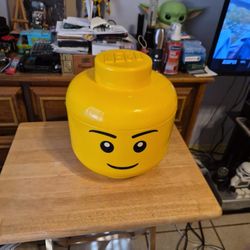 Emit Lego Storage Head ...mini Figure or Legos ..used Once 