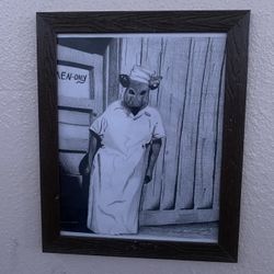 Hand Drawn Creepy Pig Drawing