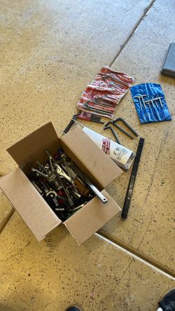 Allen wrenches, craftsman wrenches, miscellaneous tools