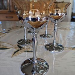 Pretty Art Deco Cocktail Glasses