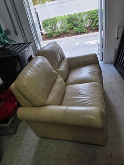 Leather sofa  Free