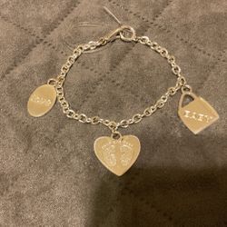 SilverTone (baby) Charm Bracelet 
