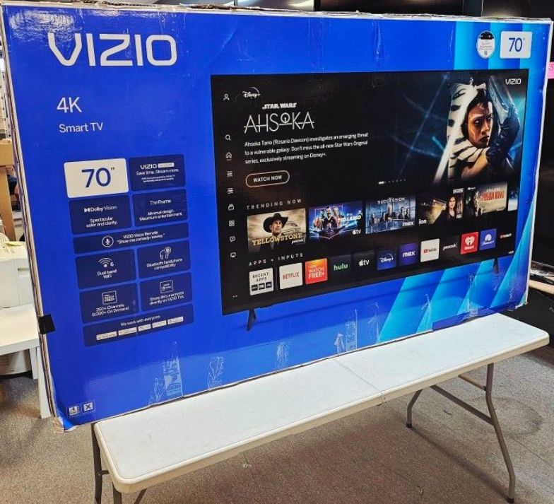 70 Tv $55 Down On Financing Free Delivery Six Month Warranty. 70 Vizio Smart 4k Hdtv