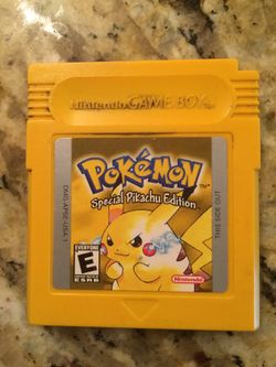 Nintendo Gameboy Pokemon Yellow