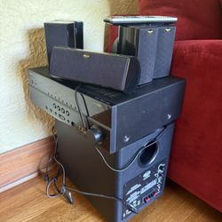 Klipsch 5.1 Home Theater  System With Yamaha HTR 5063