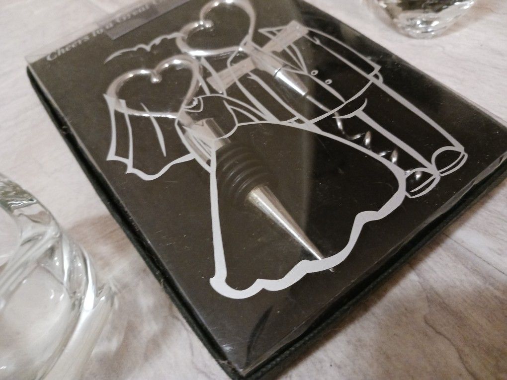Wedding Engagement Gift WINE BOTTLE OPENERS & CANDLE VOLTIVES SET ALL FOR $5