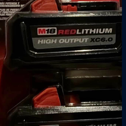 Milwaukee M18  6.0  RED  HIGH OUTPUT battery yTT