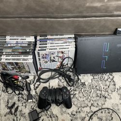 Sony PS2 With 15 Games