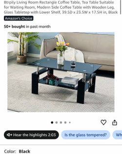 Coffe table new in box $75