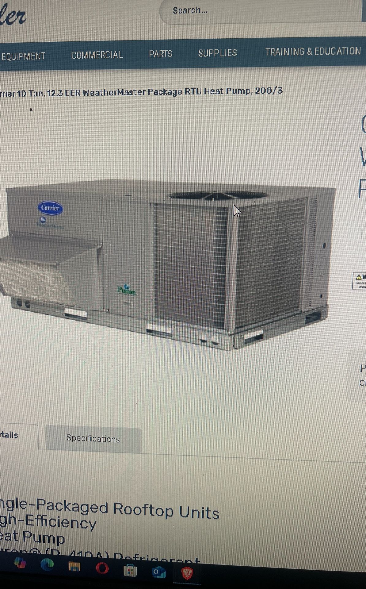Carrier Package Units - Commercial - Serious Buyers Only