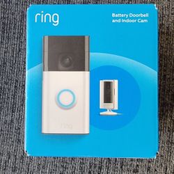 Ring Doorbell And Extra Indoor Camera 