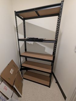 Storage shelves