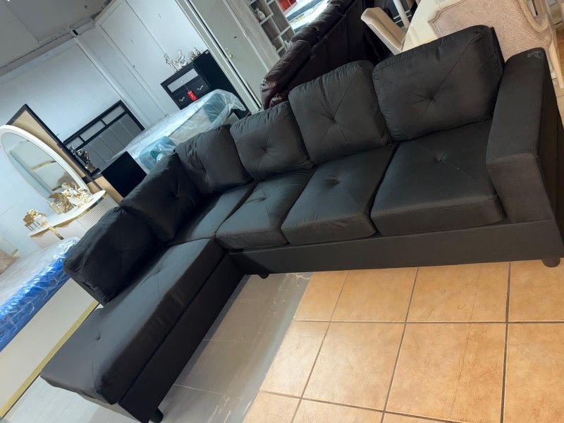 Sofa/ Black/ Sofá/ Sectional/ Sofá En L/ Special Offert/ Delivery Available/ Financing Available