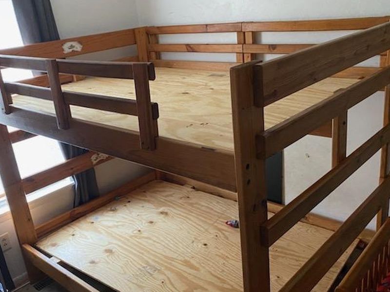 Wooden Bunkbed Set . Excellent Condition .!!