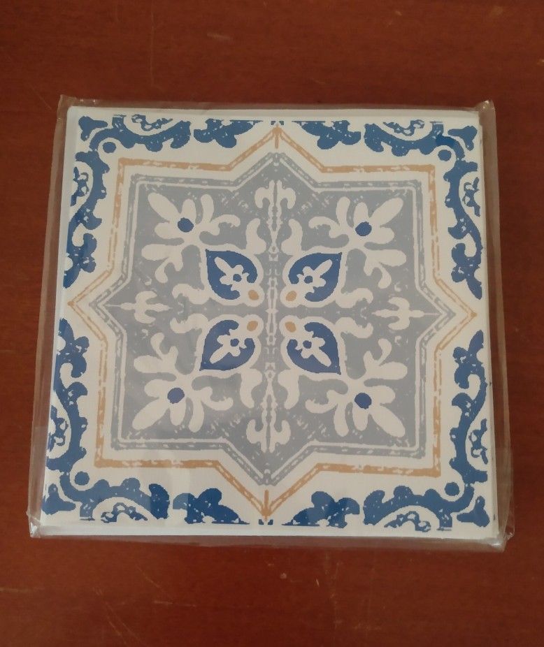 BRAND NEW IN PACKAGE MICHAEL'S 'OUT OF THE BLUE' SQUARE BLANK INSIDE NOTECARDS SET WITH ENVELOPES - 6 CT