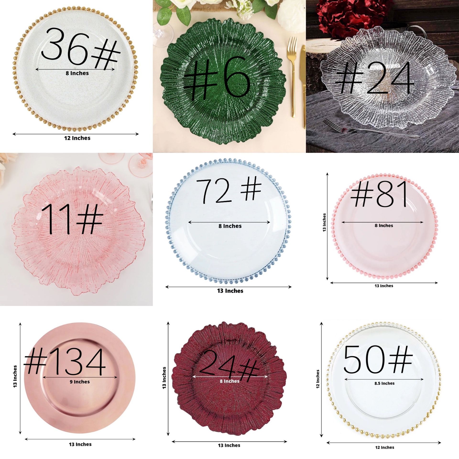 Charger Plates