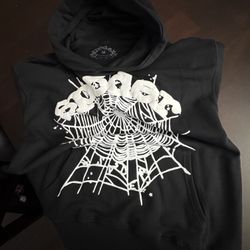 Black and white hoodie