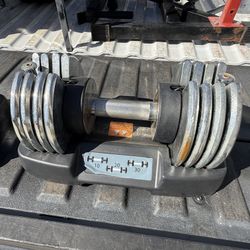 Pair Of Adjustable Dumbbells - 10-50lbs