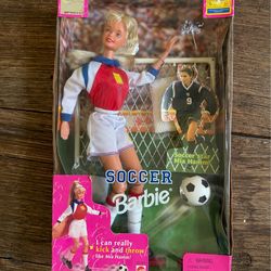 Mia Hamm Soccer Barbie.