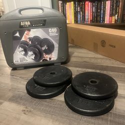 AFNA Fitness Pro Series + 4 10lbs plates