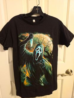 Ghostface Scream Horror Graphic T-Shirt