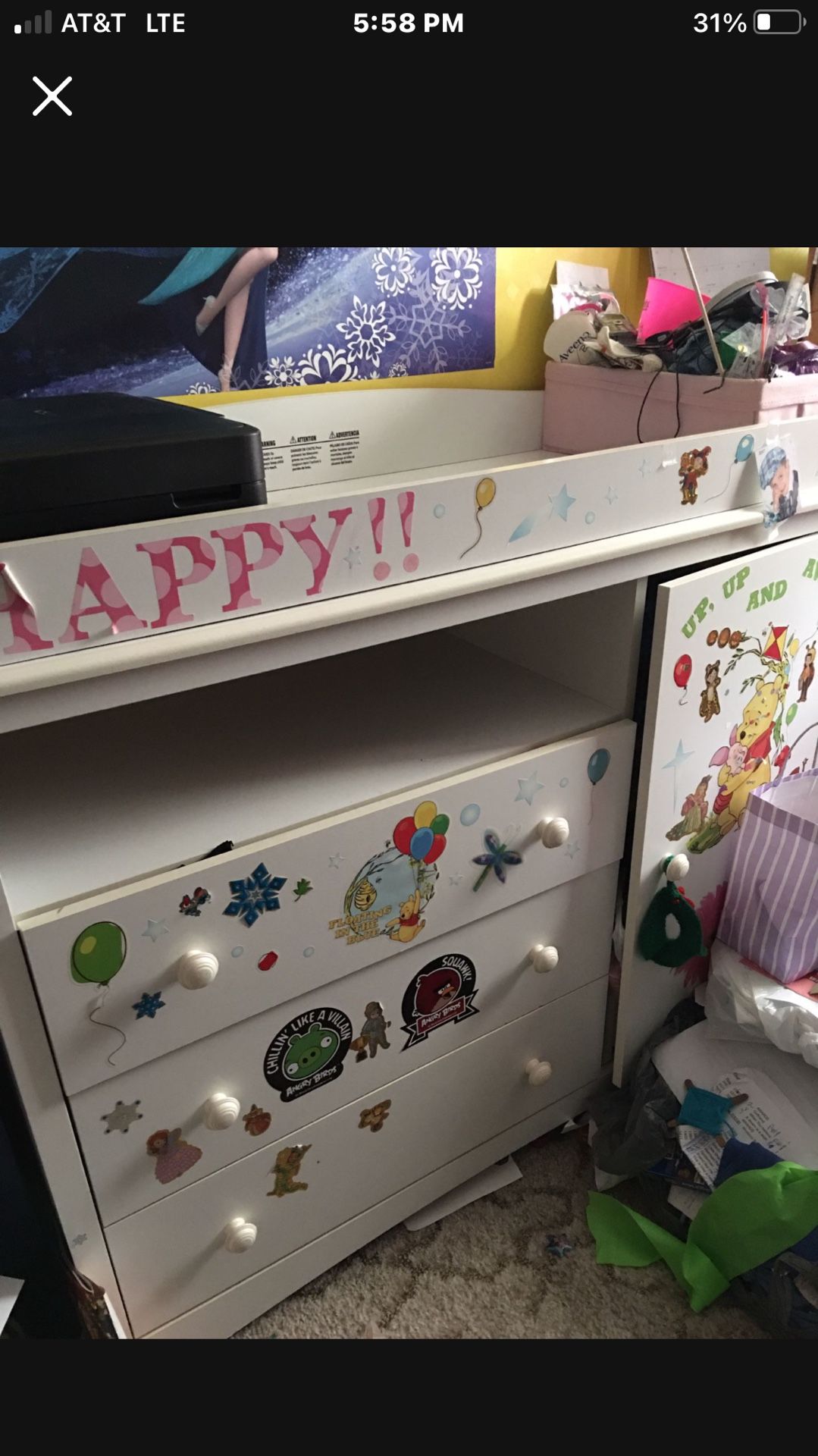 Baby Dresser/Changing Table