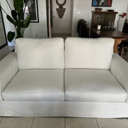 Pottery Barn Fabric Sofa