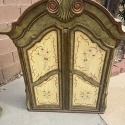 Antique Painted Cabinet free to good home