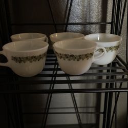 Pyrex Vintage Tea Cups