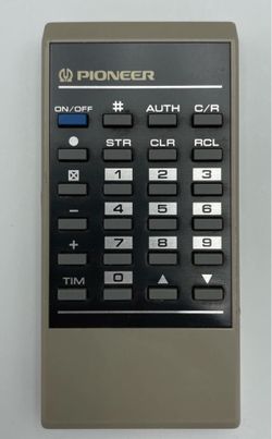 Pioneer BR-81 TV Remote Control Console Made In Japan Tested Works PreOwned
