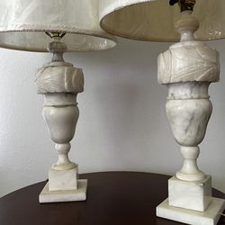 Vintage White Marble lamp