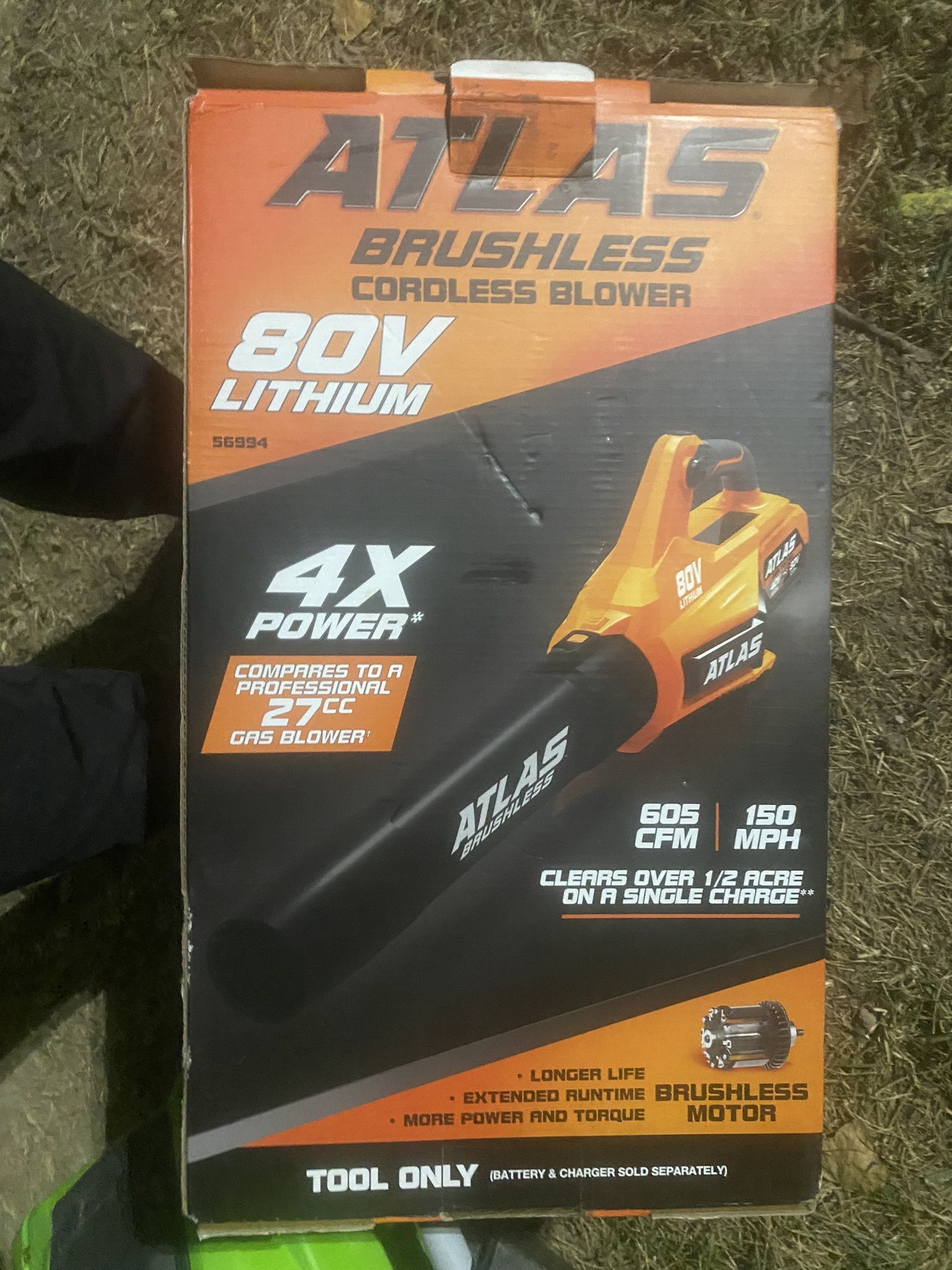 Atlas 80 V brushless blower