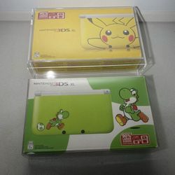 Pikachu Limited Edition 3ds Xl & Yoshi 3ds Xl