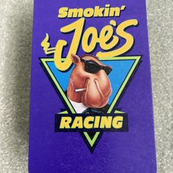 1994 Smokin Joe’s Racing Tin Matchbox 7.5“ X 4.5“ X 2.25“ No Matches