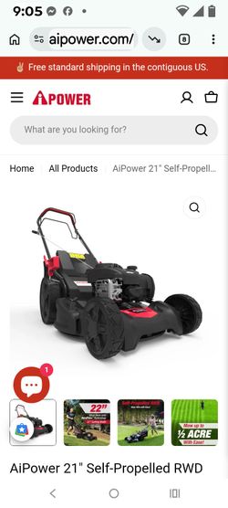 New in box lawnmower