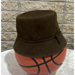 Essence Hat Brown Women Hat One Size Charm Hardware