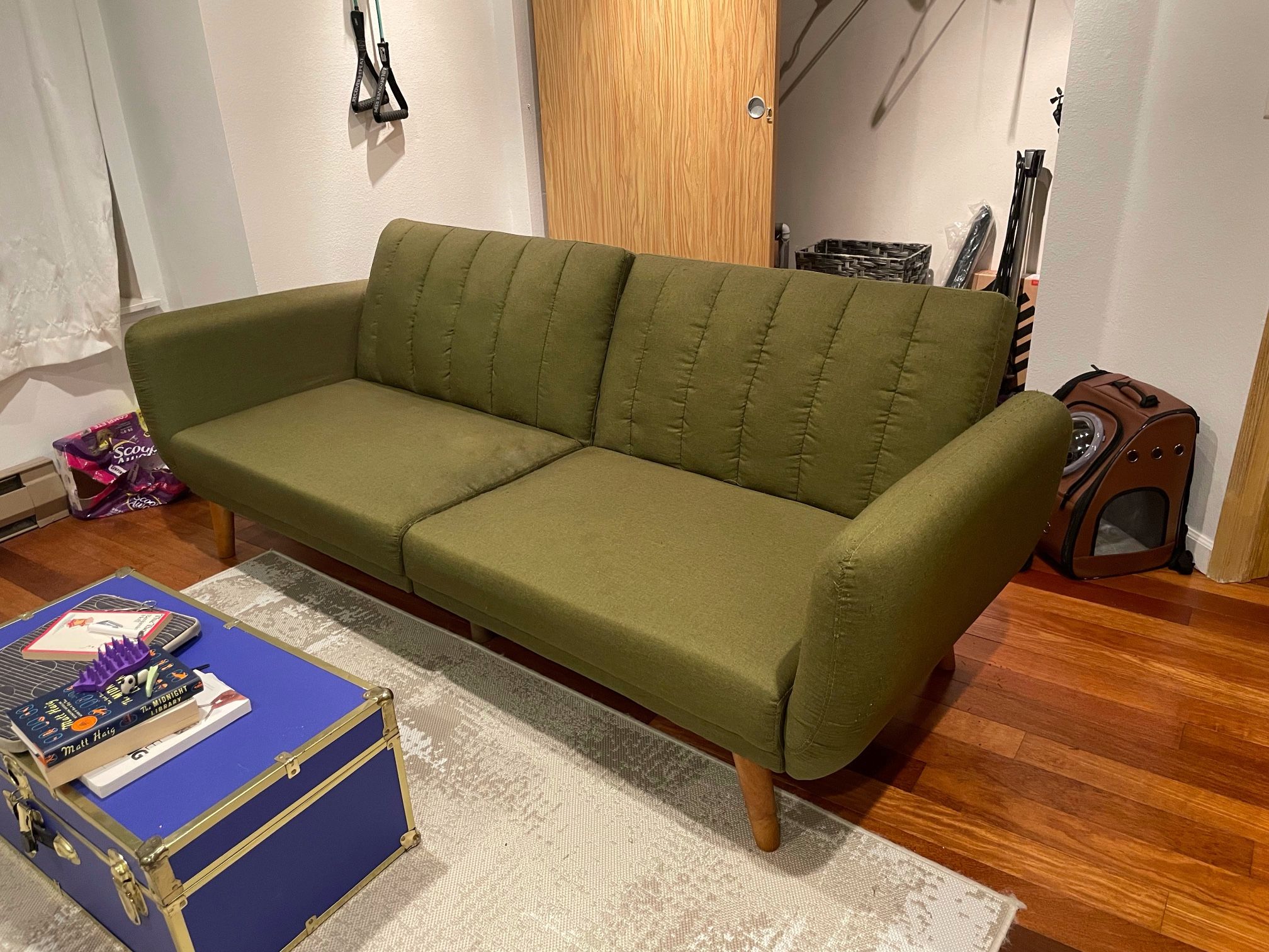 Green Sofa bed