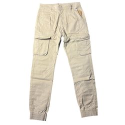 Men's Harajuku Military Multi-Pocket Cargo Joggers (Khaki)