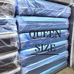 NEW QUEEN-SIZE PILLOW TOP MATTRESS & BOX SPRING ‐ 2PC