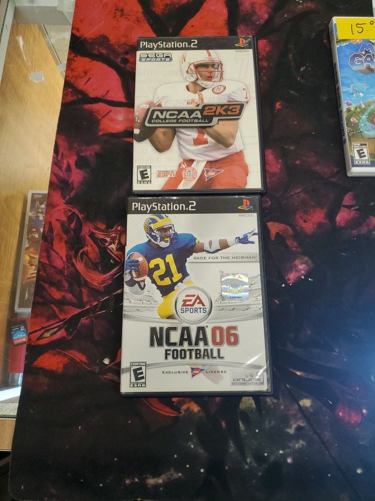 Ps2 Ncaa Games $10 Each