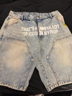 Awful cough syrup jorts