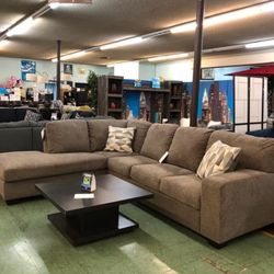 Gray Sectional In Stock For Immediate Delivery 