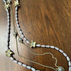 Costume Turquoise Like Necklace 